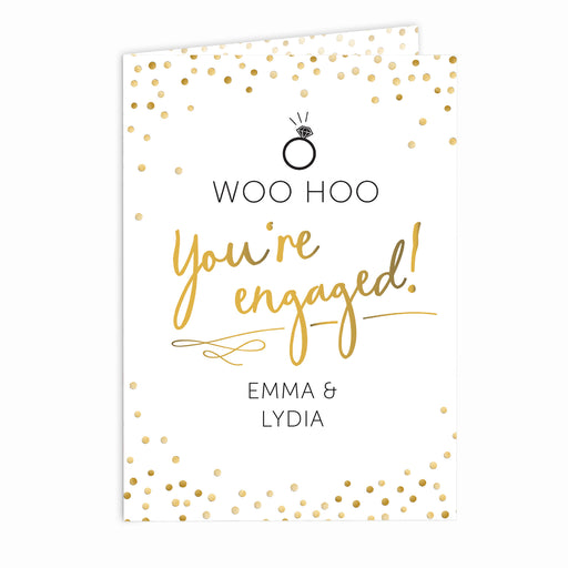 Personalised Engagement Card - The Gift Cabin UK