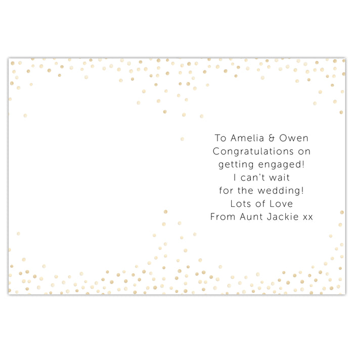 Personalised Engagement Card - The Gift Cabin UK