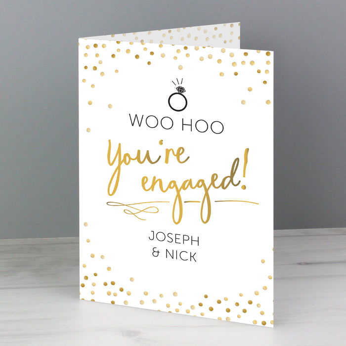 Personalised Engagement Card - The Gift Cabin UK