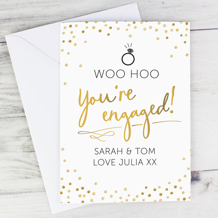 Personalised Engagement Card - The Gift Cabin UK