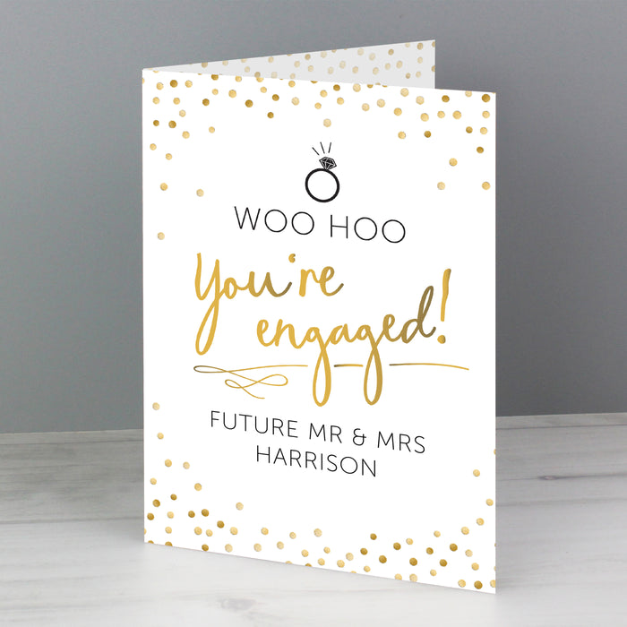 Personalised Engagement Card - The Gift Cabin UK