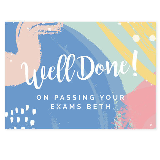 Personalised Well Done! Card - The Gift Cabin UK