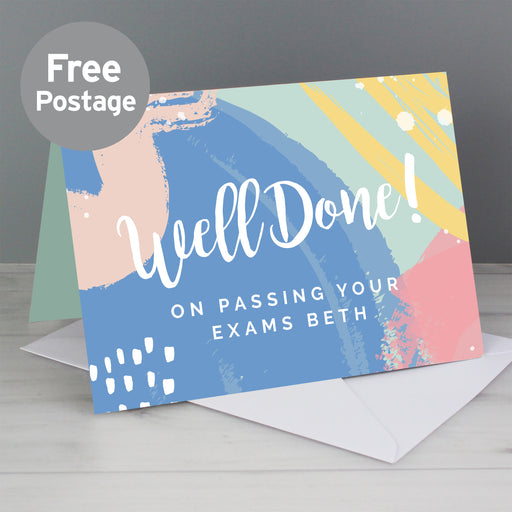 Personalised Well Done! Card - The Gift Cabin UK