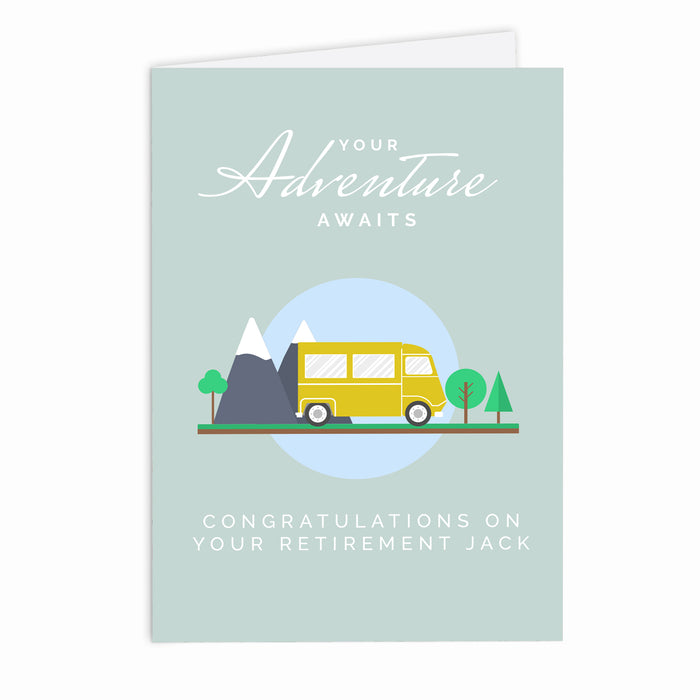 Personalised Leaving Retirement Adventure Card - The Gift Cabin UK