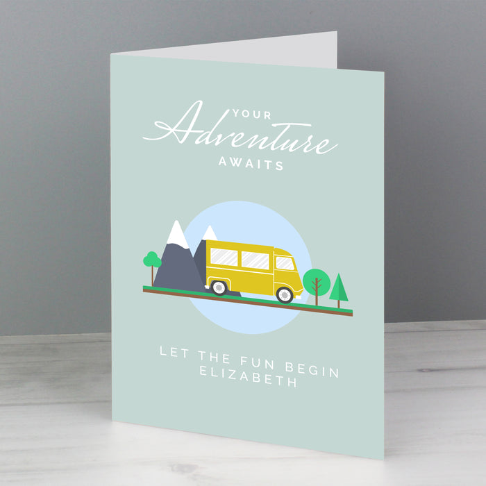 Personalised Leaving Retirement Adventure Card - The Gift Cabin UK