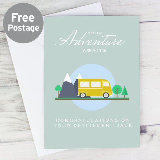 Personalised Leaving Retirement Adventure Card - The Gift Cabin UK