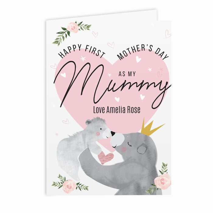 Personalised 1st Mother's Day Mama Bear Card - The Gift Cabin UK