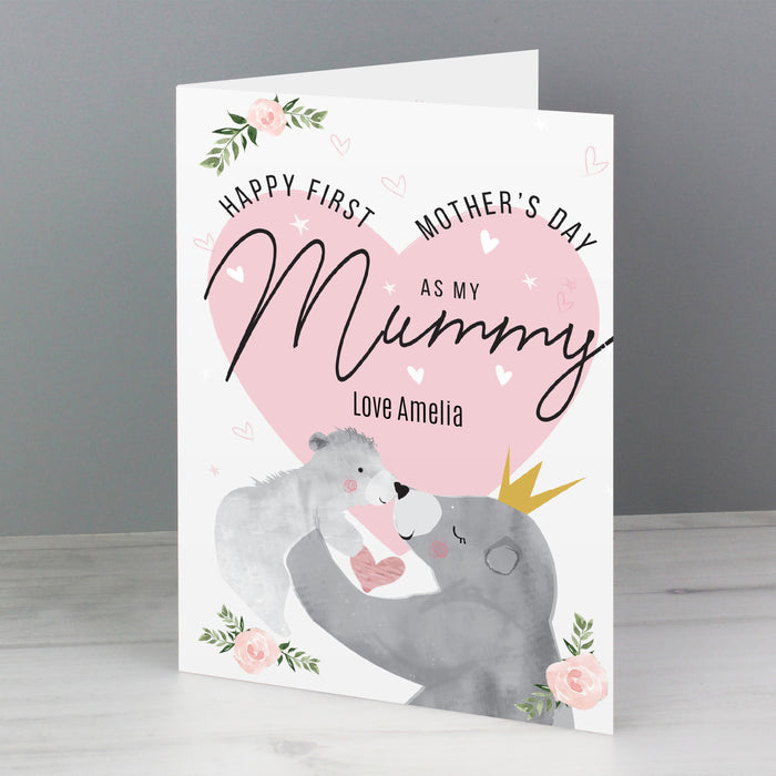 Personalised 1st Mother's Day Mama Bear Card - The Gift Cabin UK