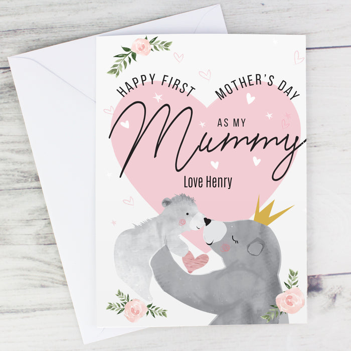 Personalised 1st Mother's Day Mama Bear Card - The Gift Cabin UK