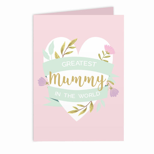 Personalised Floral Heart Card - The Gift Cabin UK