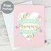 Personalised Floral Heart Card - The Gift Cabin UK