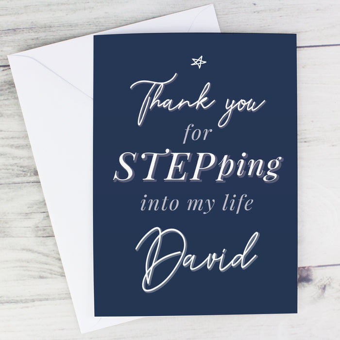 Personalised Stepdad Card - The Gift Cabin UK