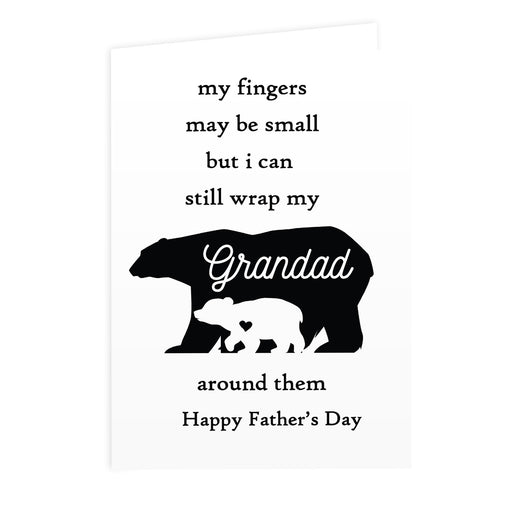 Personalised Fingers may be small Card - The Gift Cabin UK