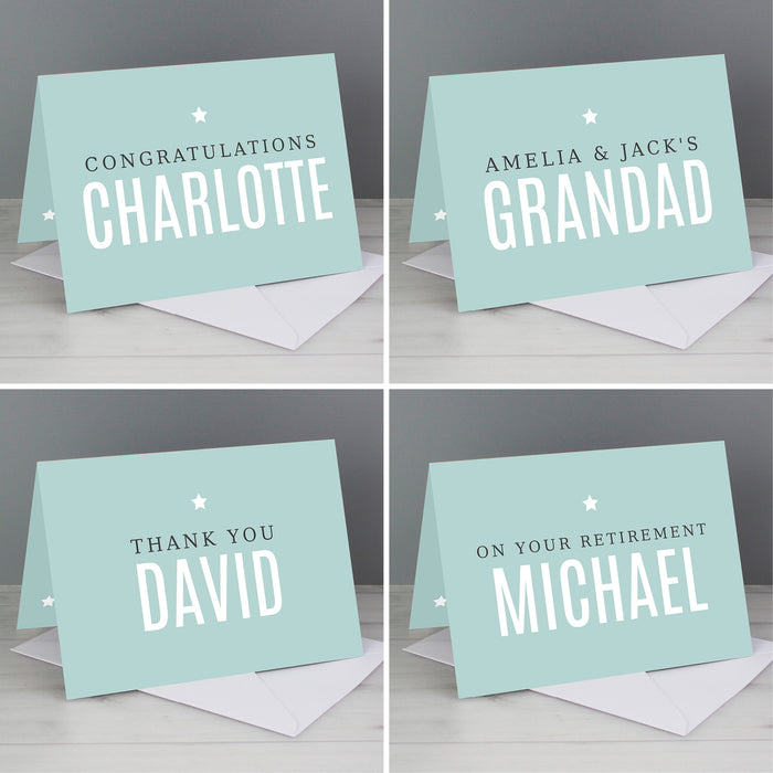 Personalise With Your Own Message Card - The Gift Cabin UK