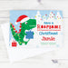 Personalised Dinosaur 'Have a Roarsome Christmas' Card - The Gift Cabin UK