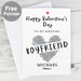 Personalised Happy Valentine's Day Card - The Gift Cabin UK