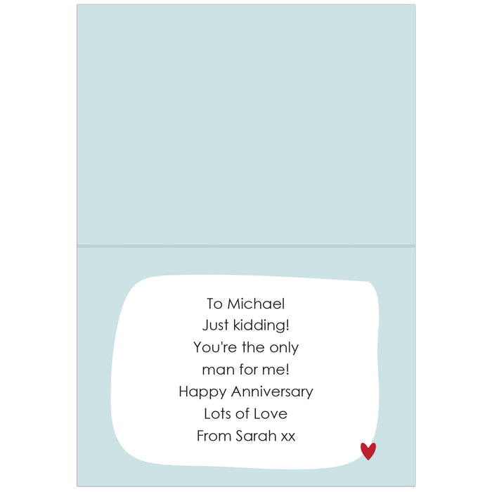 Personalised You're My Favourite Husband Card - The Gift Cabin UK