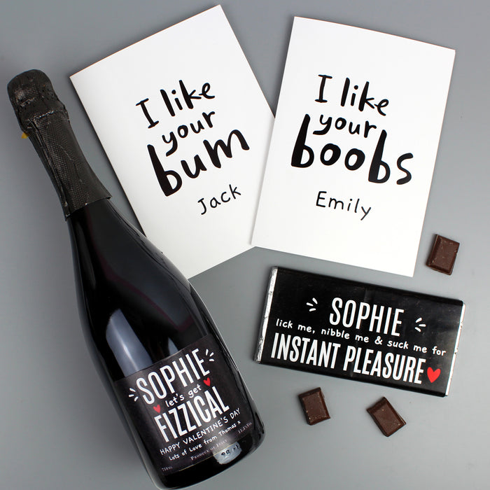 Personalised I Like Your Bum Card - The Gift Cabin UK