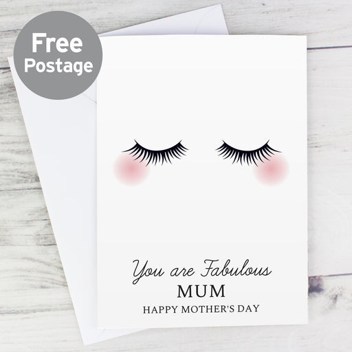 Personalised Eyelashes Card - The Gift Cabin UK