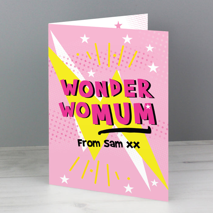 Personalised Wonder WoMum Card - The Gift Cabin UK