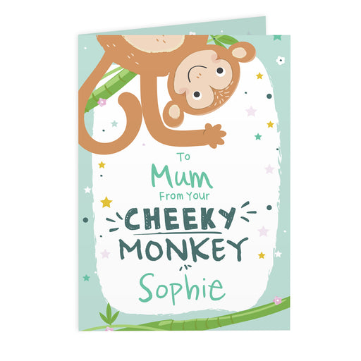 Personalised From Your Cheeky Monkey Card - The Gift Cabin UK