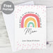 Personalised You Make The World Brighter Rainbow Card - The Gift Cabin UK