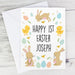 Personalised Easter Bunny & Chick Card - The Gift Cabin UK