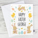 Personalised Easter Bunny & Chick Card - The Gift Cabin UK