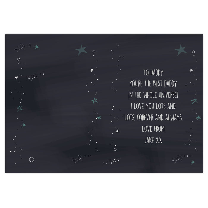 Personalised Best... In The Universe Card - The Gift Cabin UK