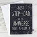 Personalised Best... In The Universe Card - The Gift Cabin UK