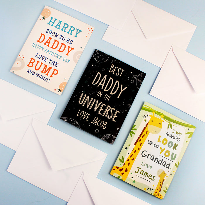 Personalised Best... In The Universe Card - The Gift Cabin UK