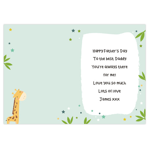 Personalised Look Up To You Giraffe Card - The Gift Cabin UK