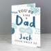 Personalised Like A Dad To Me Card - The Gift Cabin UK