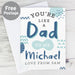 Personalised Like A Dad To Me Card - The Gift Cabin UK