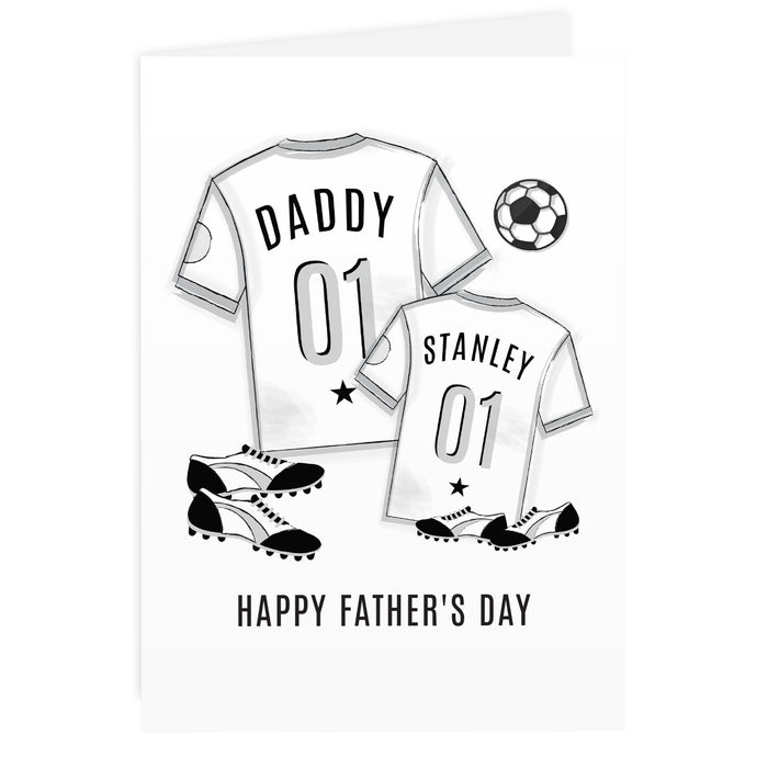 Personalised Football Mini Me Card - The Gift Cabin UK