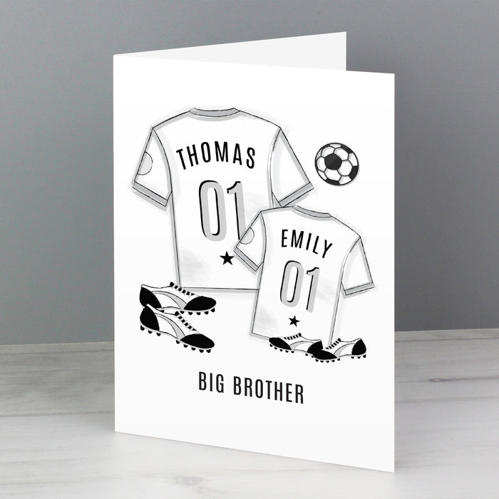 Personalised Football Mini Me Card - The Gift Cabin UK