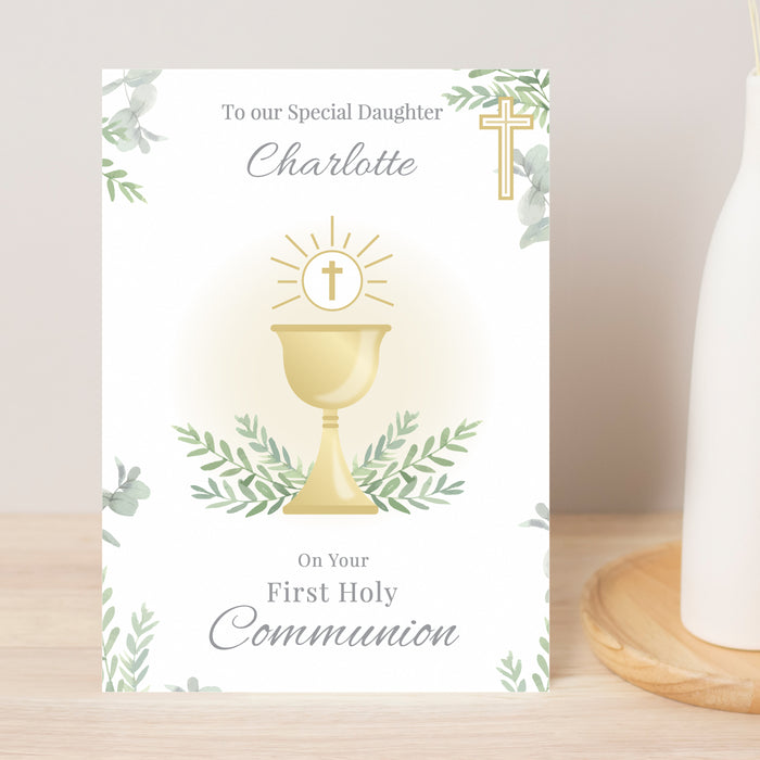 Personalised First Holy Communion Card - The Gift Cabin UK