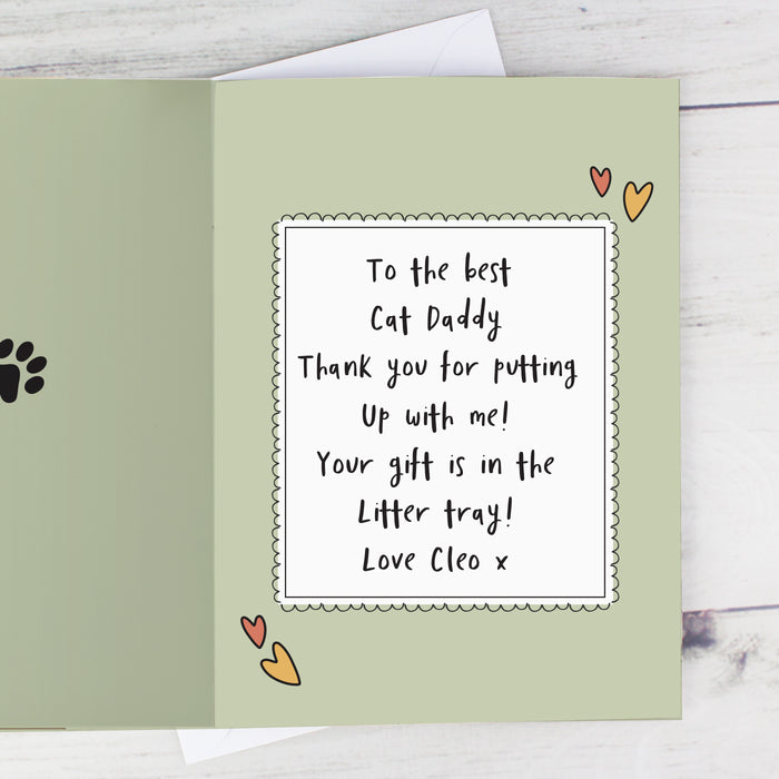 Personalised From the Cat Photo Upload Card - The Gift Cabin UK