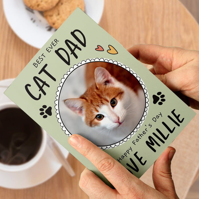 Personalised From the Cat Photo Upload Card - The Gift Cabin UK