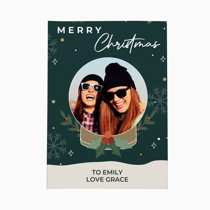 Personalised Photo Upload Christmas Card - The Gift Cabin UK