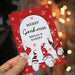 Personalised Red Gonks Christmas Card - The Gift Cabin UK