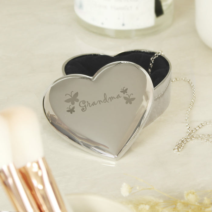 Grandma Heart Trinket Box