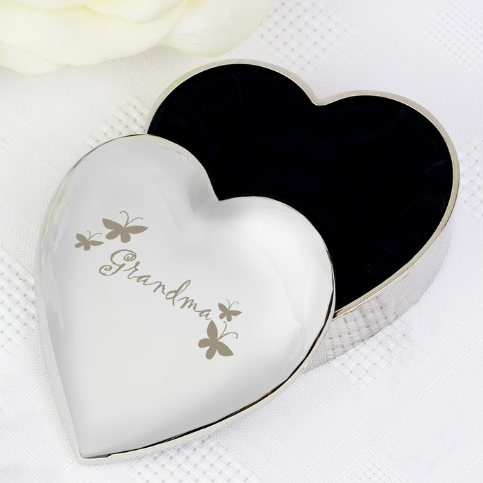 Grandma Heart Trinket Box