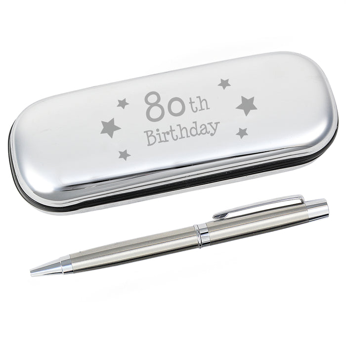 80th Birthday Pen & Box