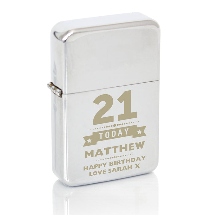 Personalised Birthday Star Lighter