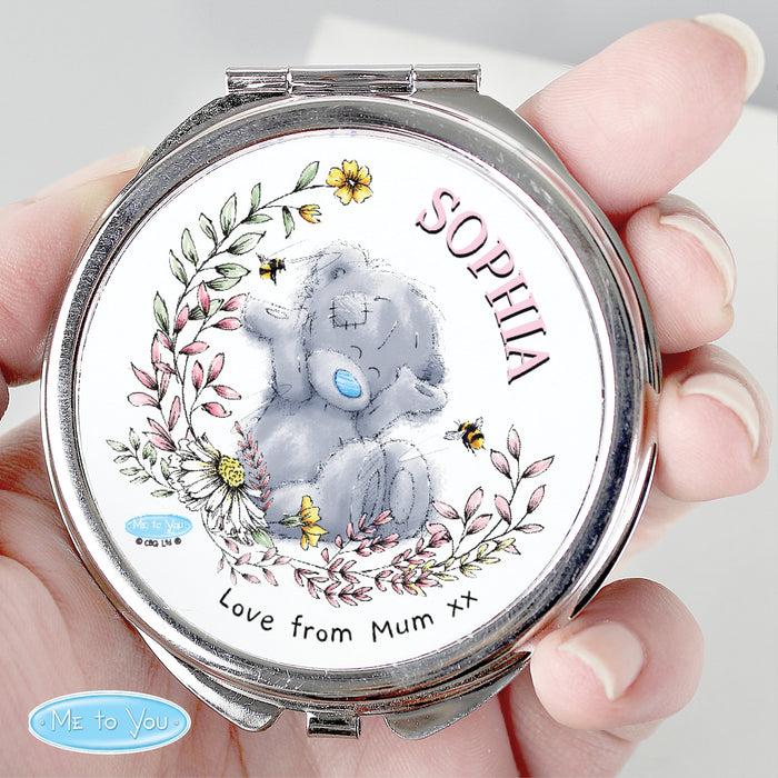 Personalised Me to You Bees Compact Mirror - The Gift Cabin UK