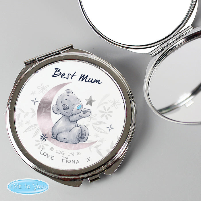 Personalised Moon & Stars Me To You Compact Mirror - The Gift Cabin UK