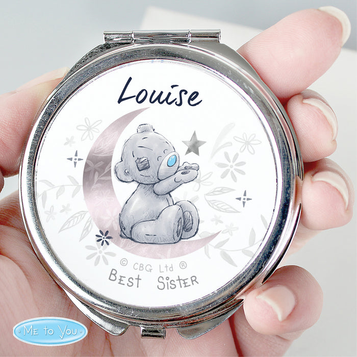 Personalised Moon & Stars Me To You Compact Mirror - The Gift Cabin UK