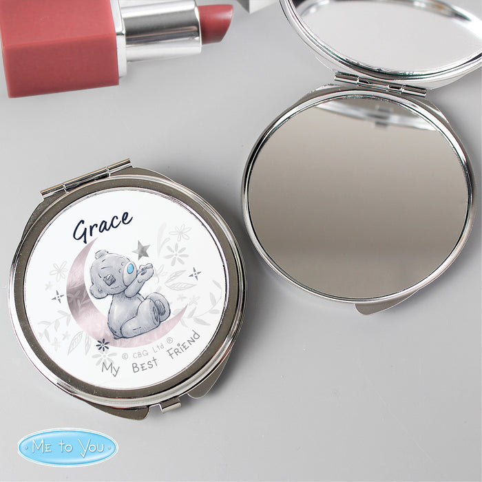 Personalised Moon & Stars Me To You Compact Mirror - The Gift Cabin UK