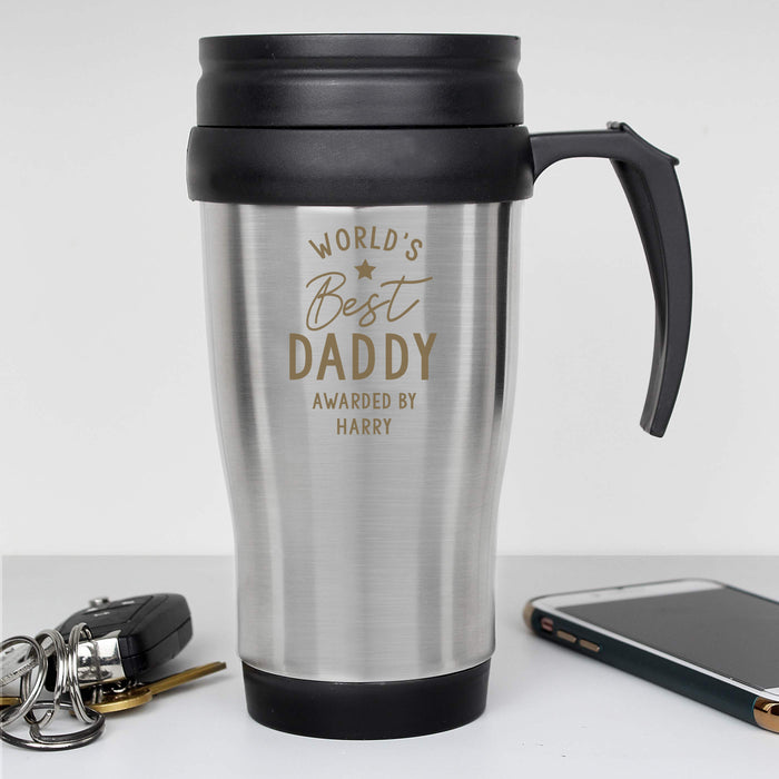 Personalised 'Worlds Best' Travel Mug - The Gift Cabin UK